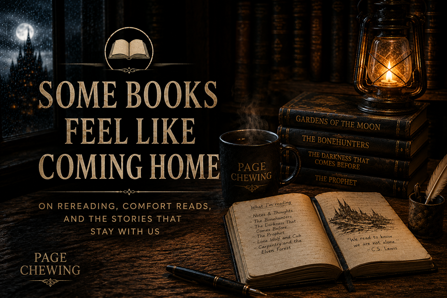 Weekly Update: Some Books Feel Like Coming Home